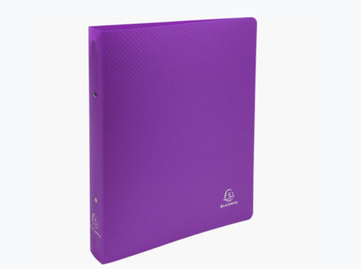 Picture of EXACOMPTA 2 RING FILE SOFT 30MM PURPLE
